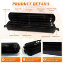 Axooms Electric 2-in-1 Food Storage Vacuum Sealer | Automatic Sealing Machine for Home Kitchen | Keeps Food Fresh with Wet & Dry Sealing System | Includes 10 Food Bags (Black - 1 Piece)