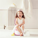 Axooms Portable Foldable Travel Potty for Toddlers, Toilet Training for Boys and Girls, Indoor and Outdoor, Pink