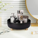 Axooms 360° Rotating Perfume and Makeup Organizer Tray, Large, Ivory White