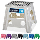 Handy Laundry Folding Step Stool 9 Inch, Black, Non-Slip Holds 300 lbs | 9 Inch, Black, Foldable Collapsible Step Stool, Non-Slip, Holds 300 lbs, Kitchen Bathroom Bedroom, Adults
