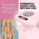 Axooms Nail Dryer Fan with 300W High-Speed Motor for Fast Drying and Powerful Airflow