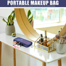Axooms 4-Piece Mesh Makeup Bag Set, Clear Travel Cosmetic Bags with Zippers, Small Toiletry Pouches in Multiple Sizes