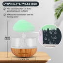 Axooms Cloud Rain Distributor – Raindrop Air Humidifier, Mushroom Waterfall Lamp, Anxiety & Stress Relief, Improves Sleep & Focus, Soothing Sound (Rain Cloud) – Plastic