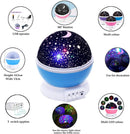 Axooms  Romantic Night Light Projector for Kids and Toddlers, USB Sleep Light, Purple LED Lamp - BZ_ST_LMP