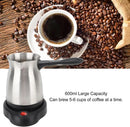 Axooms 600W Electric Turkish Coffee Maker with 600ml Stainless Steel Pot – Multifunctional for Espresso, Tea & Milk, Anti-Burn Comfortable Handle