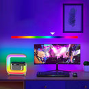 Axooms Go Lamp with Wireless Charger, Smart LED Table Lamp, Rechargeable Bedside Lamp with Charging Function, Ambient Light, App Control
