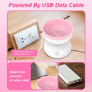 Axooms Pink Electric Silicone Makeup Brush Cleaner