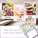 Rolled Ice Cream Maker | Instant Ice Cream Machine, White | 2 Spatulas, Frozen Yogurt Pan, DIY, Fun Family Activity for Parents & Kids, Quick Gelato Tray