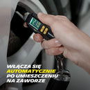 Axooms Compact Digital Tire Pressure Gauge with Keychain, LED Display and Flashlight, Portable Tire Pressure Monitor for Cars, Bikes and Inflatables, Black