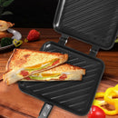 Stovetop Sandwich Toaster & Double-Sided Grill Pan (16×14 cm) – Non-Stick Coating, Heat-Resistant Handles, Ideal for Outdoor, Camping, BBQ & Breakfast