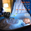 Axooms Clip-on Desk Fan for Stroller 5000mAh Rechargeable, Personal USB Fan with 4 Speeds 360° Adjustable Rotation, Desktop Table Fan for Pushchair, Car and Travel, Blue