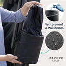 Axooms Car Trash Can, Portable Foldable Waterproof Garbage Bag, 2-Gallon 1-Pack