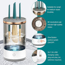 Axooms Multi Bright Automatic Makeup Brush Cleaner - Portable Tool for Foundation, Contour, Eyeshadow & Blush Brushes