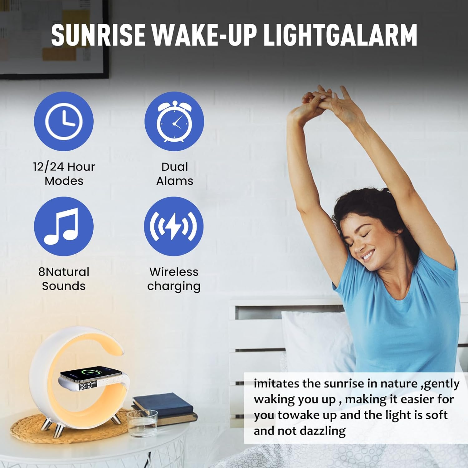 New Intelligent LED Table Lamp - 4 in 1