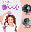 Axooms Heatless Curling Rod Headband with Hair Clips and Scrunchies