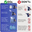 HiLIFE Steamer for Clothes, Portable Handheld Clothing Steamer, 240ml Big Capacity, 700W, Strong Power, Fabric Quick Wrinkle Remover with Brush for Home, Office(ONLY 120V) -Blue
