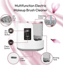 Axooms 3-in-1 Electric Makeup Brush Cleaner, Dryer, and Storage System, USB-Powered