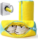 Axooms Shoe Washing Bag with Invisible Side Zipper for Washer and Dryer, Shoe Laundry Bags for Sneakers, Reusable Shoe Cleaning Bag for All Shoe Sizes (1-Pack)