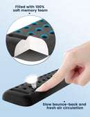 Axooms Memory Foam Keyboard Wrist Support and Mouse Pad with Wrist Rest, Ergonomic Palm Support for Gaming, Desktop and Laptop Use