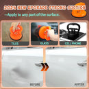 Axooms 3-Piece Car Dent Puller Kit, 1 Large Orange (4.5 in) + 2 Small Yellow (2.2 in) Suction Cups