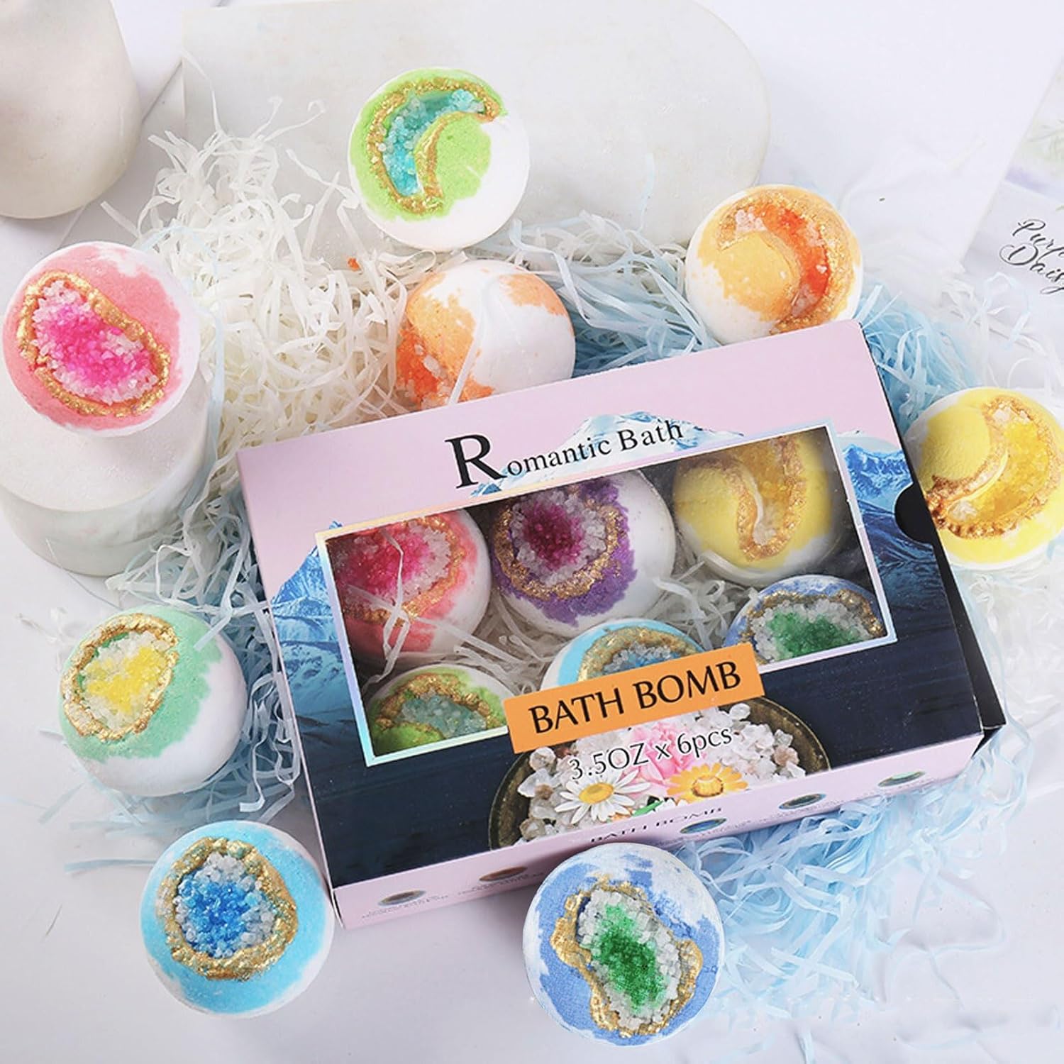 Bath Bombs Gift Set for Men Women - 12 PCS