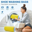 Axooms Shoe Washing Bag with Invisible Side Zipper for Washer and Dryer, Shoe Laundry Bags for Sneakers, Reusable Shoe Cleaning Bag for All Shoe Sizes (1-Pack)