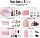 Packing Cube Set for Travel