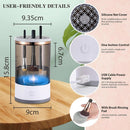 Axooms Electric Makeup Brush Cleaner, 2-in-1 Automatic Rotating Machine with Cleaning Mat