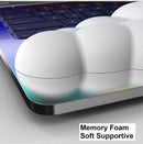 Axooms 17-Inch Cloud Keyboard Wrist Rest and Mouse Wrist Support, White