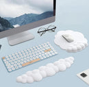 Axooms 17-Inch Cloud Keyboard Wrist Rest and Mouse Wrist Support, White