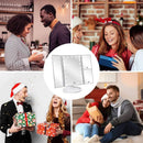 Axooms Tri-Fold LED Vanity Mirror, 1X/2X/3X Magnification, 21 Lights, Touch Control, 180° Rotation