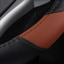 Axooms Leather Steering Wheel Protection Cover , Non-Slip and Breathable Microfiber Protective Cover, Universal Fit for Most Cars (Beige)