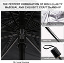 Axooms Car Windshield Sun Shade, Foldable Car Umbrella Sunshade with UV and Heat Protection, Keeps Your Car Cool, Open Design for Trucks and Cars (55 × 31 Inches)