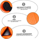 Axooms Halloween Pumpkin Bucket for Trick or Treat Candy Collection, Jack-O-Lantern Pumpkin Candy Bucket with Handle, Small Pumpkin Candy Holder for Halloween Decorations - Set of 2