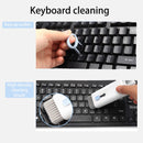 8-in-1 Electronics Cleaning Kit – 7-in-1 Multi-Function Set + Bonus Flannel Cloth | 5 ml Screen Spray, AirPods Cleaning Pen, Keycap Puller, Brushes & Sponge