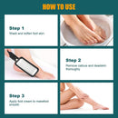 Axooms Large Stainless Steel Foot File & Callus Remover, 2-Piece Professional Pedicure Set for Wet & Dry Feet