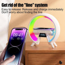 Axooms Go Lamp with Wireless Charger, Smart LED Table Lamp, Rechargeable Bedside Lamp with Charging Function, Ambient Light, App Control