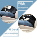 Axooms Memory Foam Car Seat Cushion for Sciatica and Lower Back Pain Relief, Black