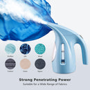 HiLIFE Steamer for Clothes, Portable Handheld Clothing Steamer, 240ml Big Capacity, 700W, Strong Power, Fabric Quick Wrinkle Remover with Brush for Home, Office(ONLY 120V) -Blue