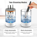 Axooms Multi Bright Automatic Makeup Brush Cleaner - Portable Tool for Foundation, Contour, Eyeshadow & Blush Brushes
