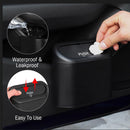 Axooms Car Trash Can with Lid, Mini Auto Garbage Bin Organizer, Automotive Storage Container, Suitable for Vehicle, Home, and Office