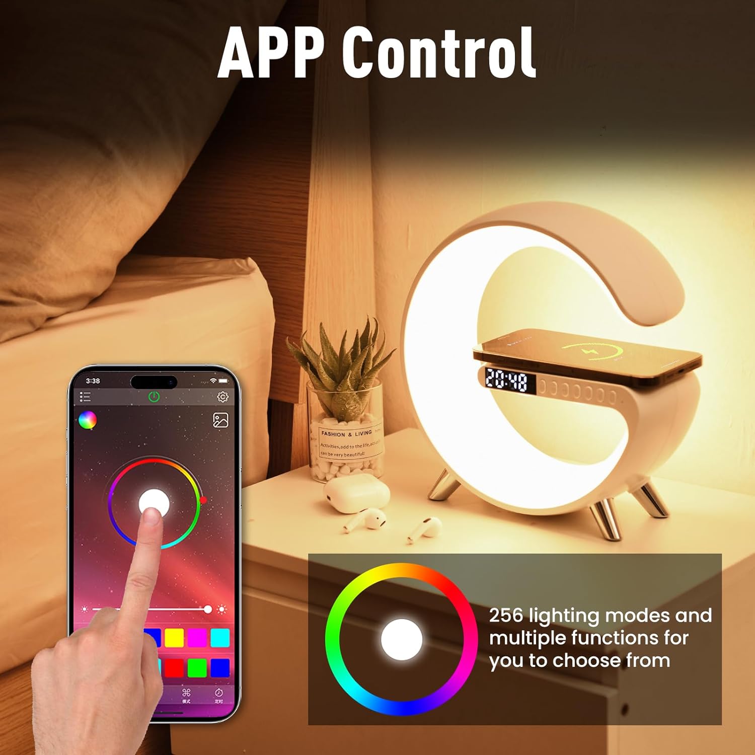 New Intelligent LED Table Lamp - 4 in 1