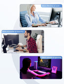 Axooms Memory Foam Keyboard Wrist Support and Mouse Pad with Wrist Rest, Ergonomic Palm Support for Gaming, Desktop and Laptop Use