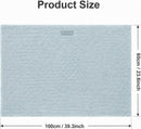 Axooms Microfibre Hair Towel, Super Absorbent Hair Towel Wrap with Elastic Straps for Women Adults, Soft Hair Turban Towel for Long Thick Curly Wet Hair, Cream White