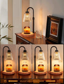 Candle Warmer Lamp with Timer Home Decor Birthday Gifts for Women | Dimmable Candle Warmer for Jar Candles, Height Adjustable Wax Melts Warmer,Room Decor House Warming Gifts New