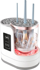Axooms 3-in-1 Electric Makeup Brush Cleaner, Dryer, and Storage System, USB-Powered