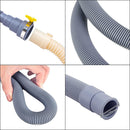 Axooms Universal Washing Machine Drain Hose Extension Kit 3M | Fits 30/34/38/42mm Outlets | Leak-Proof Clamp | Compatible with Washers, Dishwashers & Dryers