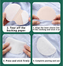 Axooms 40-Piece Underarm Sweat Pads for Women and Men, Invisible, Unscented, Ultra-Thin Absorbent Pads for Excessive Sweating
