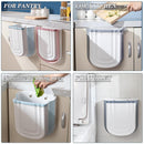 Axooms Collapsible Hanging Kitchen Trash Can, 2.4-Gallon Cabinet Door Bin