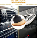 Axooms Car Interior Dust Brush | Soft-Bristle Car Cleaning Brush for Dashboards | Air Vents, Leather and Instrument Panels, Scratch-Free (2 Pieces)
